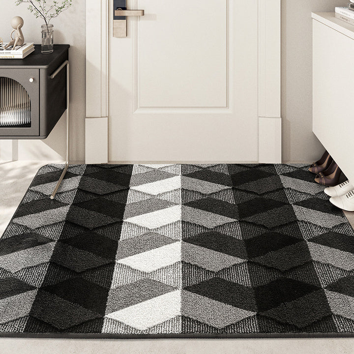 Geometric Pattern Area Rug Bowlift