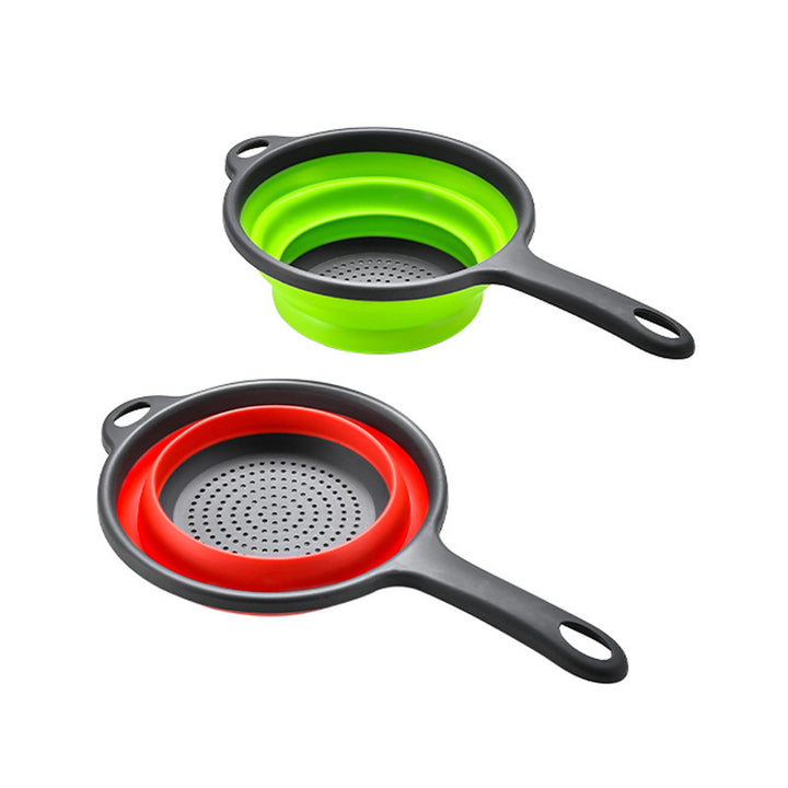 Collapsible Silicone Strainer with Ergonomic Handle Bowlift