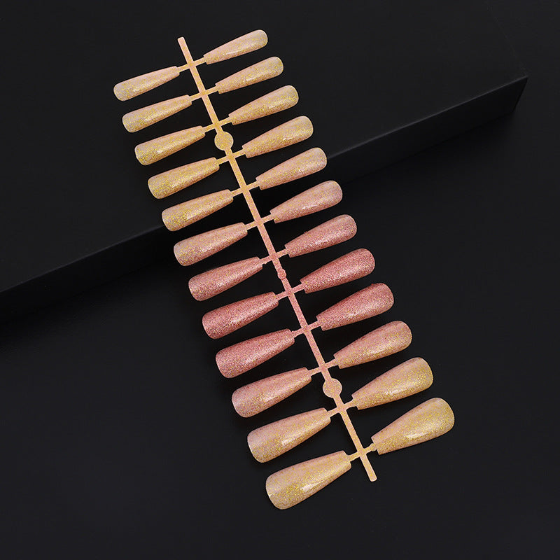 Nail art set with glitter and elegant transitions Bowlift