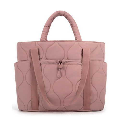 Padded tote bag with practical outer pockets Bowlift