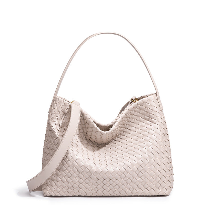 Textured Woven Hobo Bag Bowlift