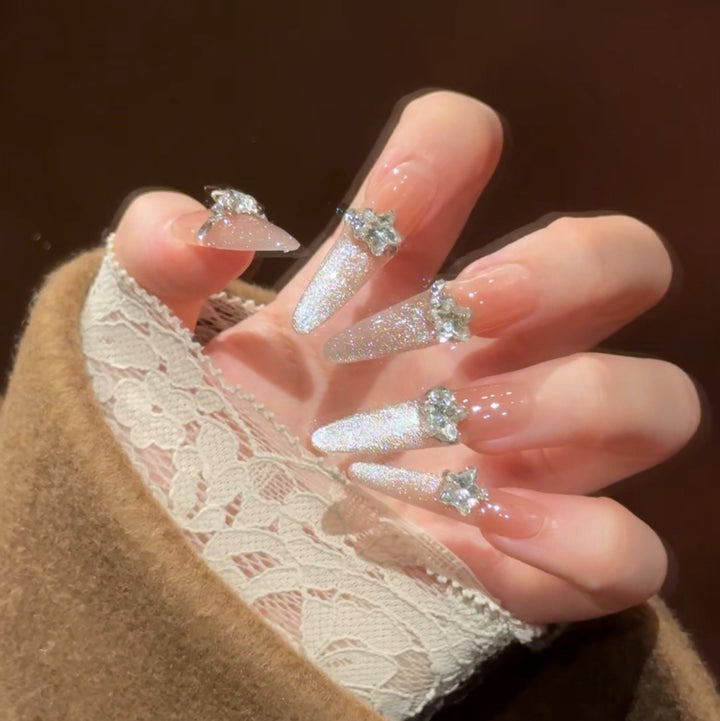 Glamorous Acrylic Nail Set Bowlift