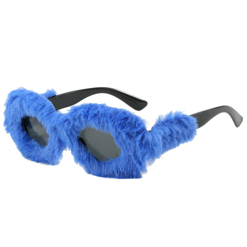 Women's fashionable sunglasses in trendy fleece design Bowlift