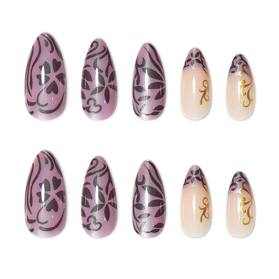 Ornamental Nail Art Extensions Bowlift
