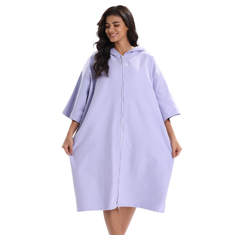 Practical and comfortable bathrobe poncho Bowlift