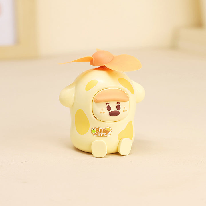 Ladies interactive Mini-Fan with Toy Design Bowlift