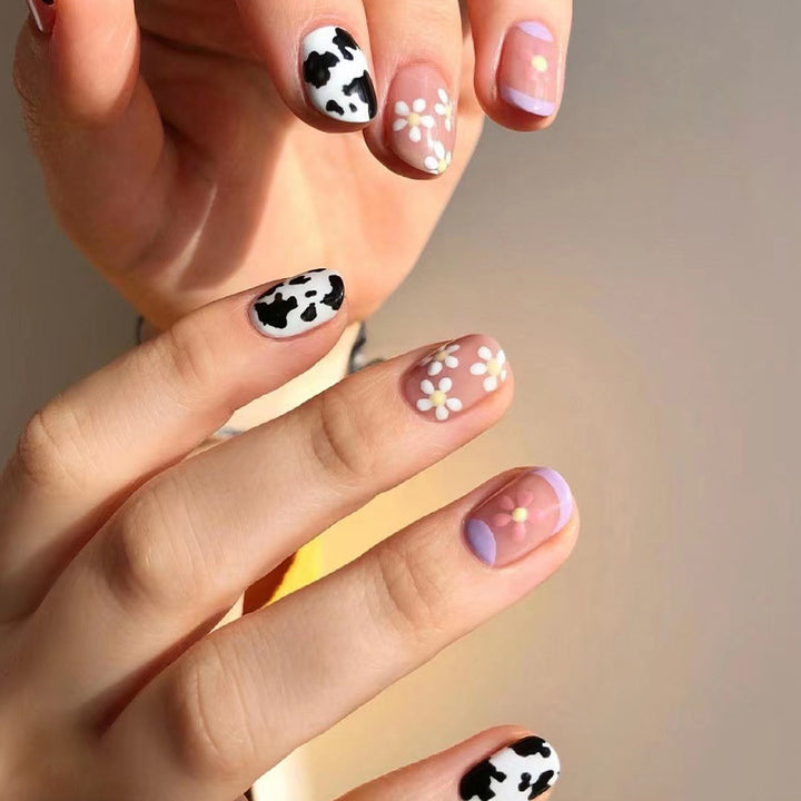Creative Nail Art with Flower and Animal Designs Bowlift
