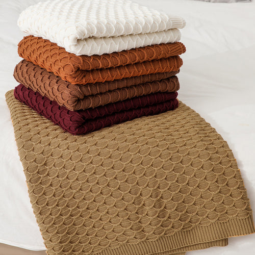 Cozy Knit Throw Blanket