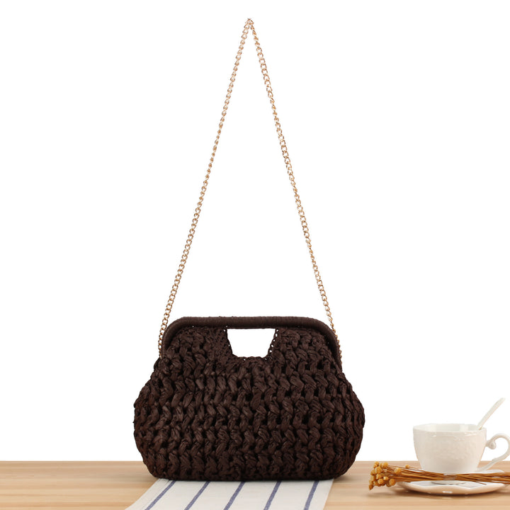 Bag in Handwoven Basket Pattern Bowlift