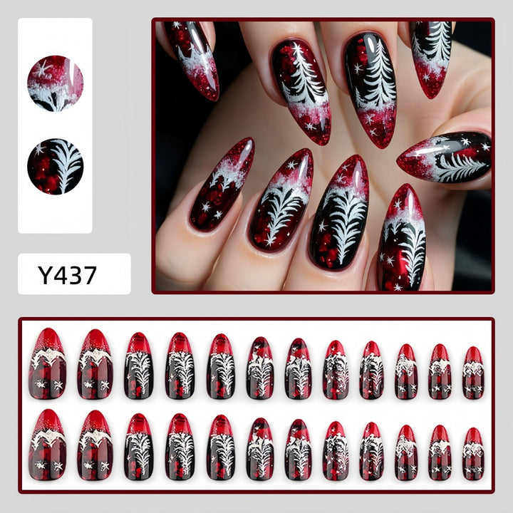 Artificial Nails in Modern Tribal Design Bowlift