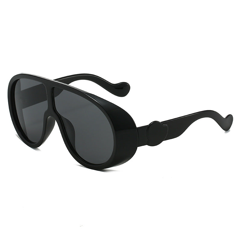 Ladies extravagant sunglasses with stylish transparent frame Bowlift