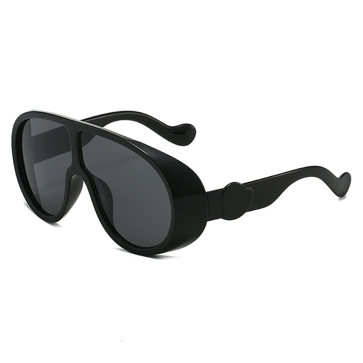 Ladies extravagant sunglasses with stylish transparent frame Bowlift