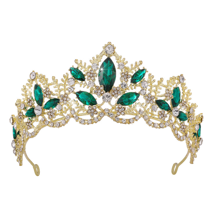 Ladies Glamorous Tiara with Sparkling Crystal Decorations Bowlift