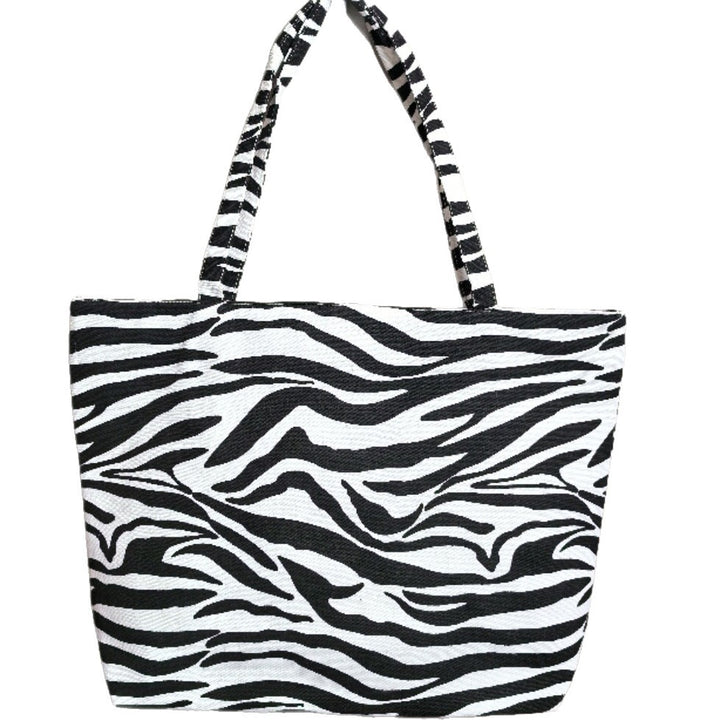 Large zebra design tote bag Bowlift