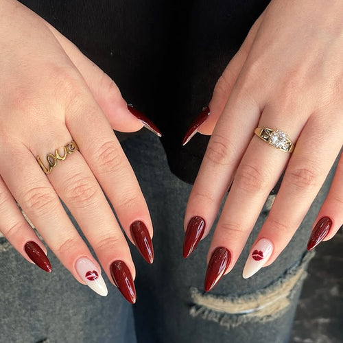 Glamorous Press-On Nail Set Bowlift