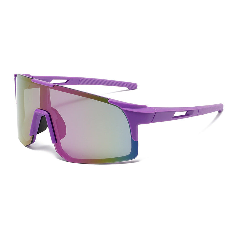 Unisex nan sporty wraparound sunglasses with polarized lenses, high UV protection and non-slip nose pad Bowlift