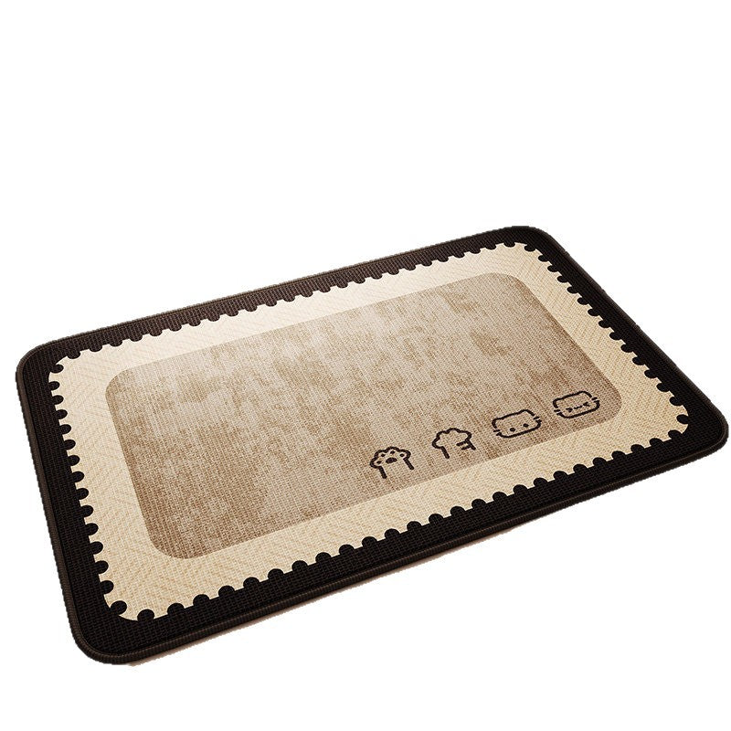 Absorbent Bathroom Rug Bowlift
