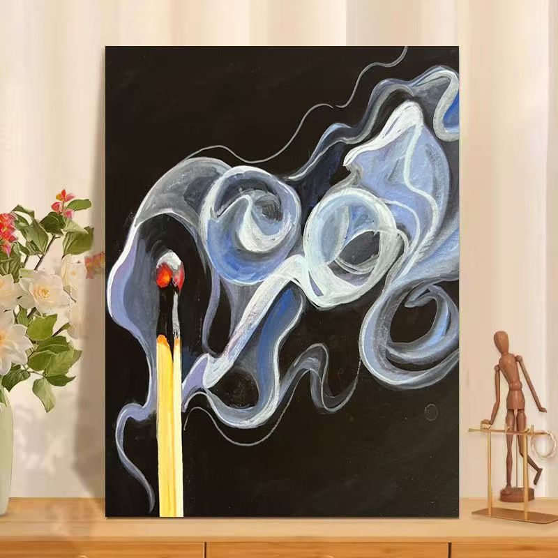 Abstract Smoke Art Print Bowlift