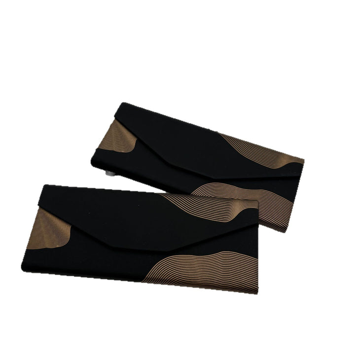 Magnetic Hard Sunglasses Case with Wave Line Pattern Bowlift