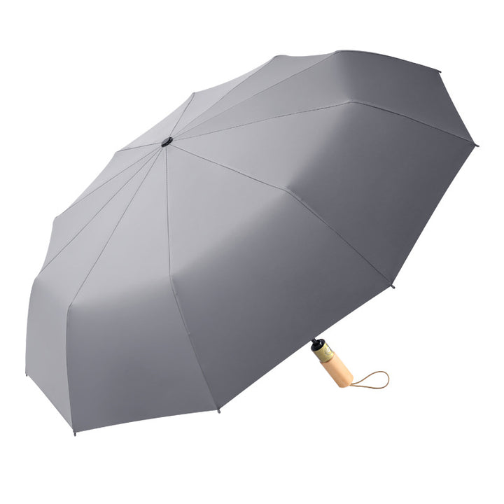 Ladies elegant umbrella with wooden handle and durable cover Bowlift