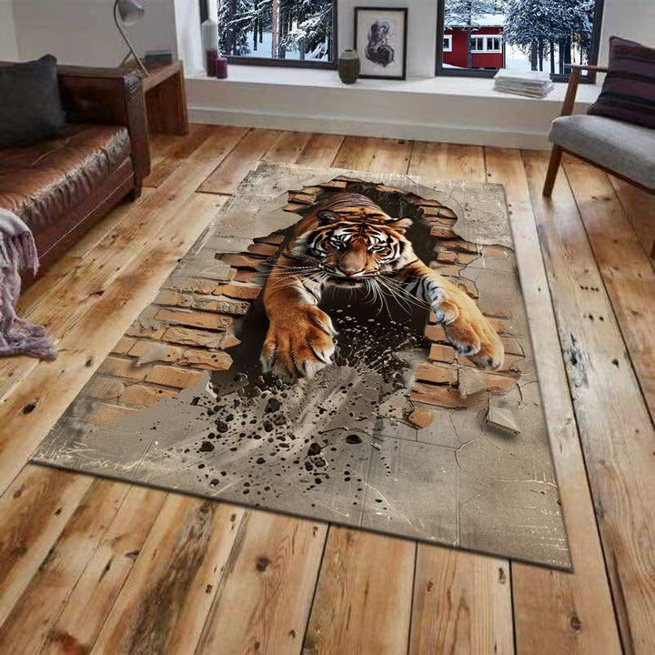 3D Printed Tiger Wall Mural Bowlift