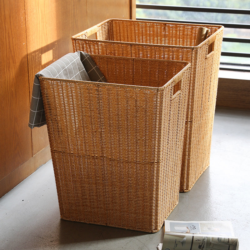 Large Handwoven Storage Bin Bowlift