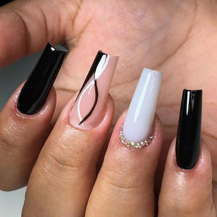 Elegant Stiletto Nail Art Extensions Bowlift