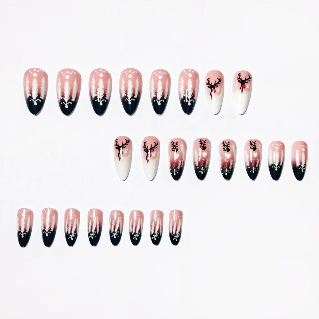 Festive Winter-Themed Nail Art Bowlift