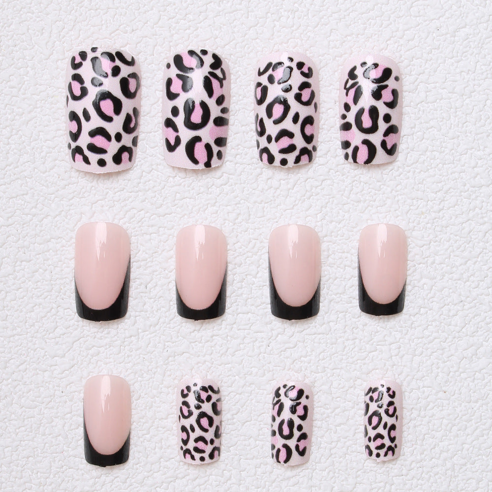Trendy Animal Print Press-On Nails Bowlift
