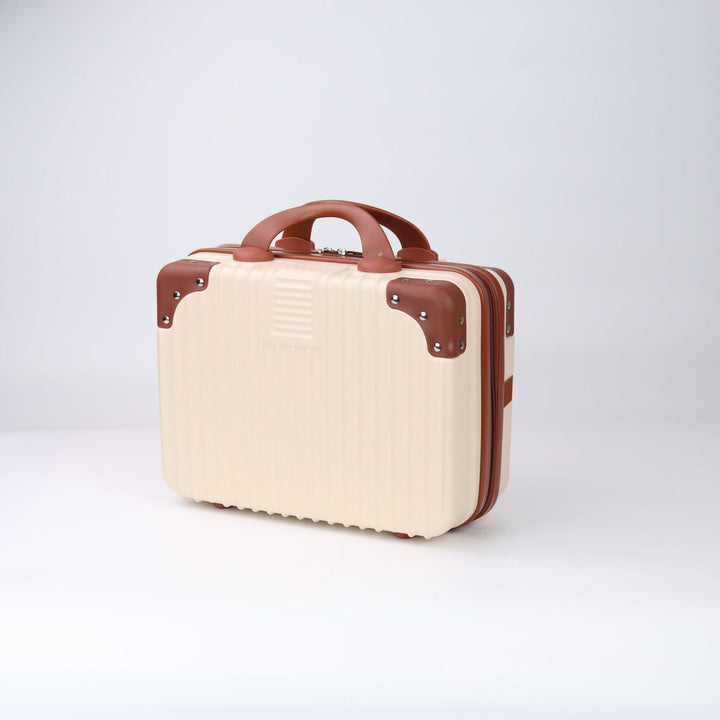 Hard-shell carry-on suitcase with secure lock and innovative design Bowlift