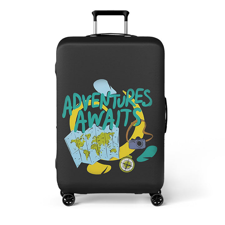 Heart-Patterned Hard Shell Luggage Bowlift