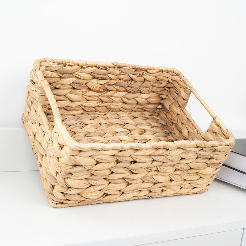 Natural Woven Storage Basket Bowlift