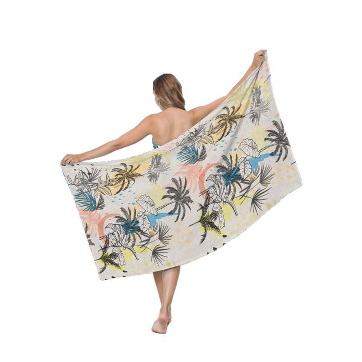 Beach towel in creative wave pattern Bowlift