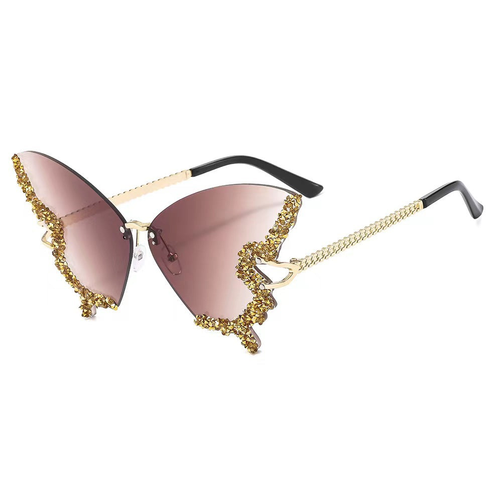 Women extravagant wing sunglasses Bowlift