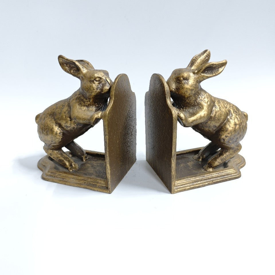 Rabbit-Shaped Decorative Bookends