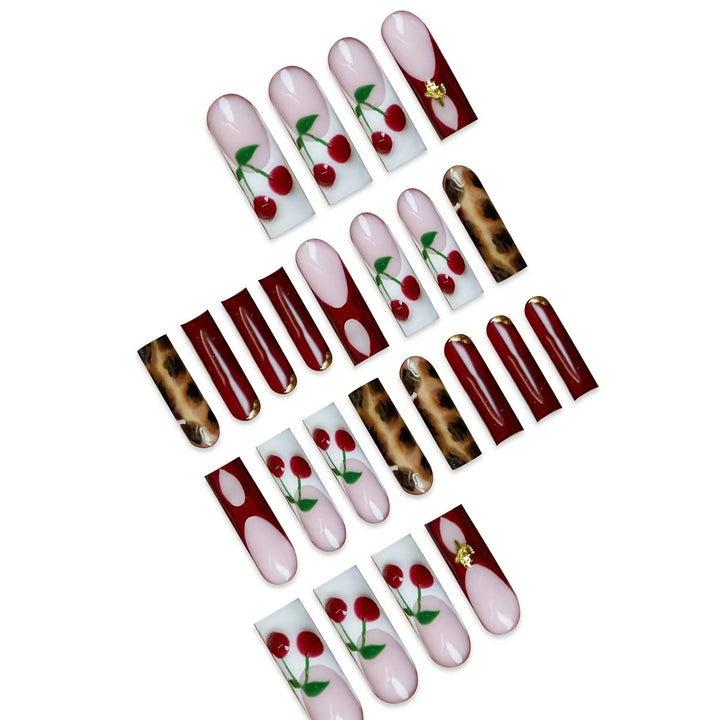 Creative Artistic Press-On Nails Bowlift