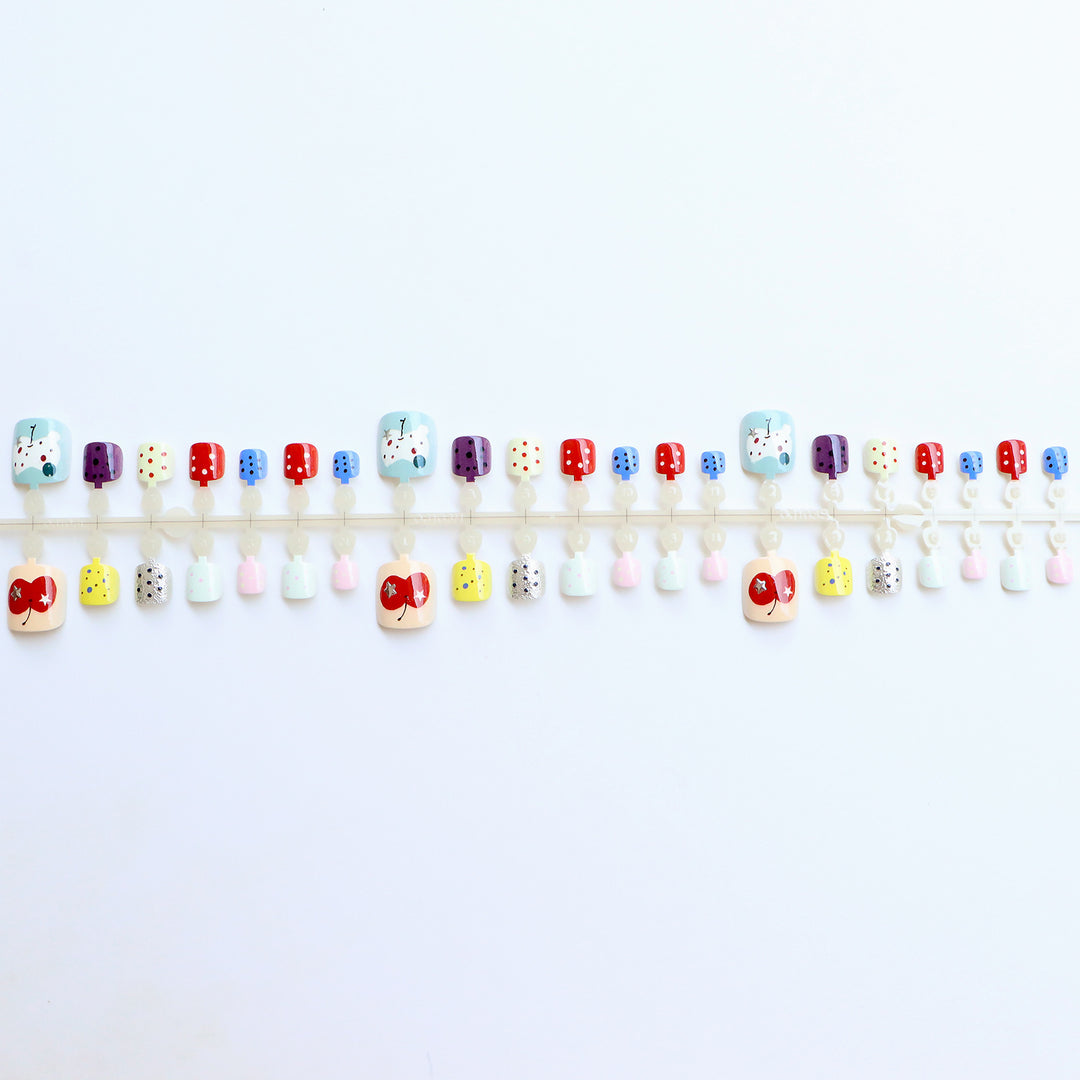 Creative Themed Press-On Nail Collection Bowlift