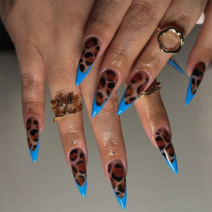 Trendy Animal Print Press-On Nail Set Bowlift