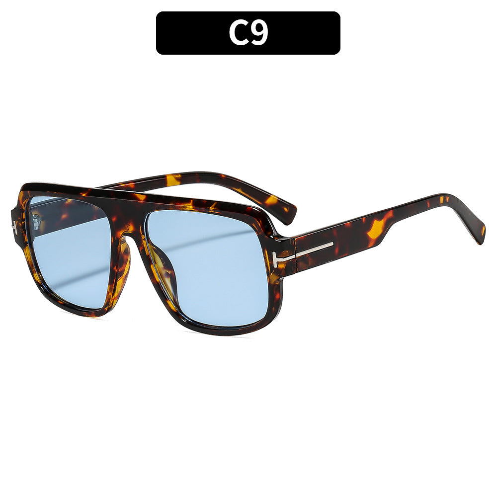 Oversized Rectangular Sunglasses