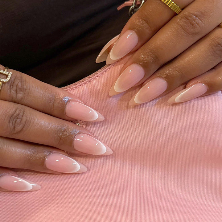 Premium Elegant French Tip Nail Enhancements Bowlift