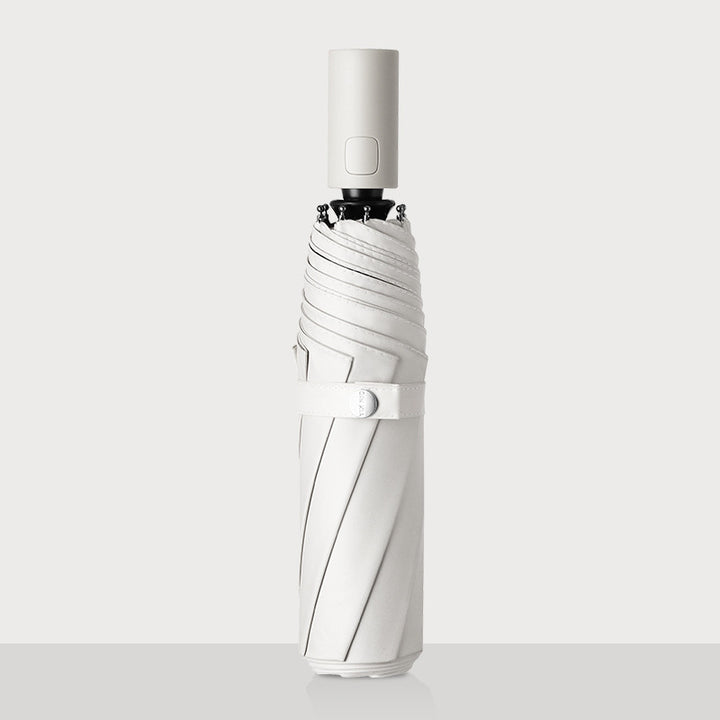 Ladies Automatic Folding Umbrella with Ergonomic Design and Wind Resistant Technology Bowlift