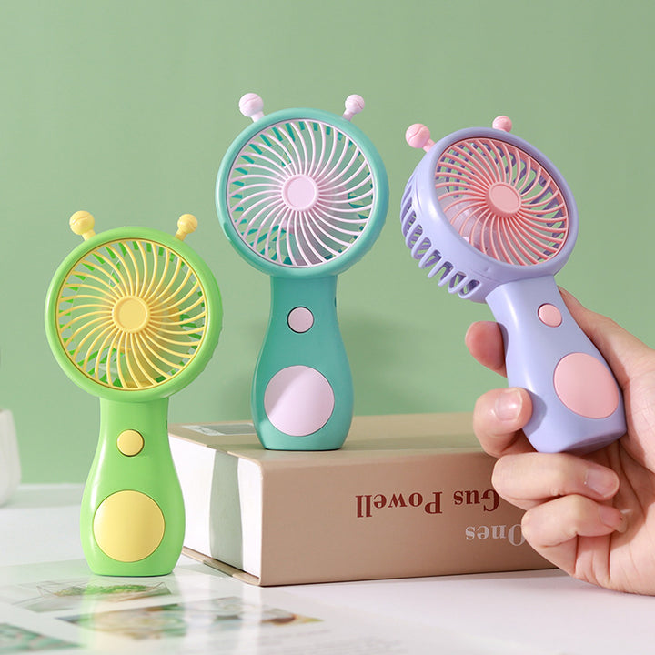 Unisex Mini Snail-Shaped USB Rechargeable Desk Fan Bowlift