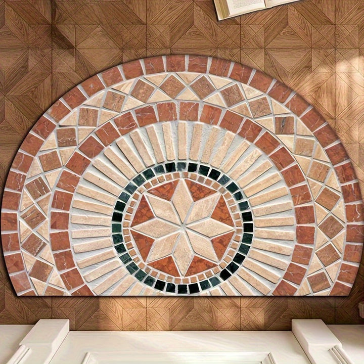 Sunflower-Themed Decorative Door Mat Bowlift