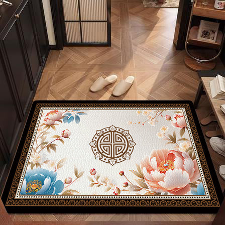 Playful Citrus-Themed Bath Mat Bowlift