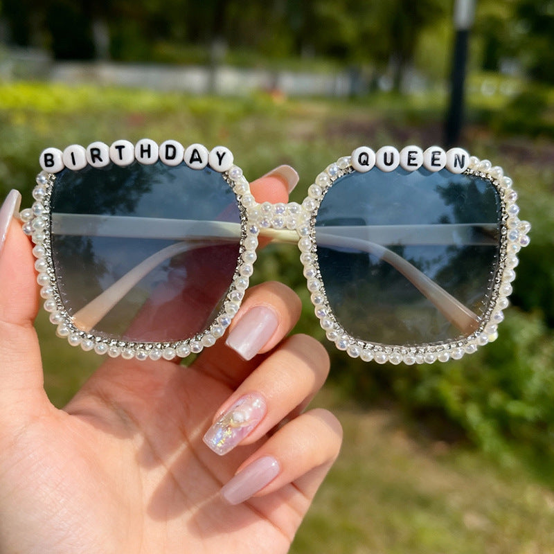 Statement Pearl-Embellished Sunglasses Bowlift