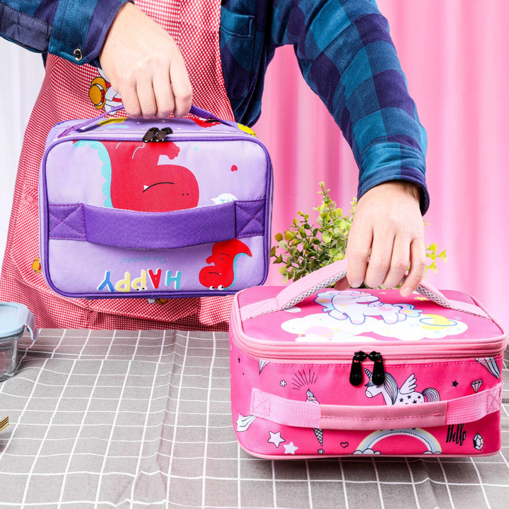 Cartoon-Themed Insulated Lunch Bag Bowlift