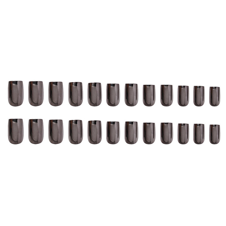 Glossy Press-On Nail Set Bowlift