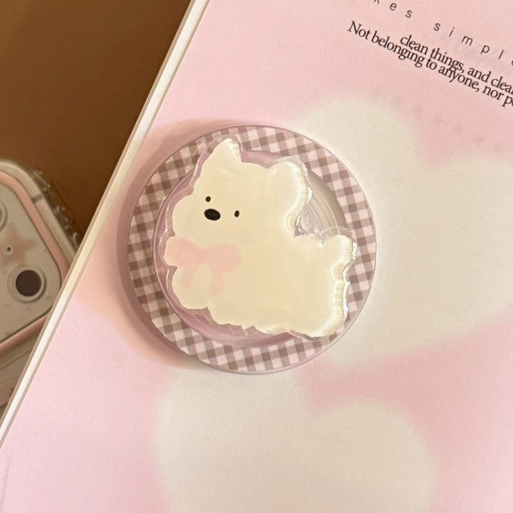 Cute Dog Brooch Bowlift