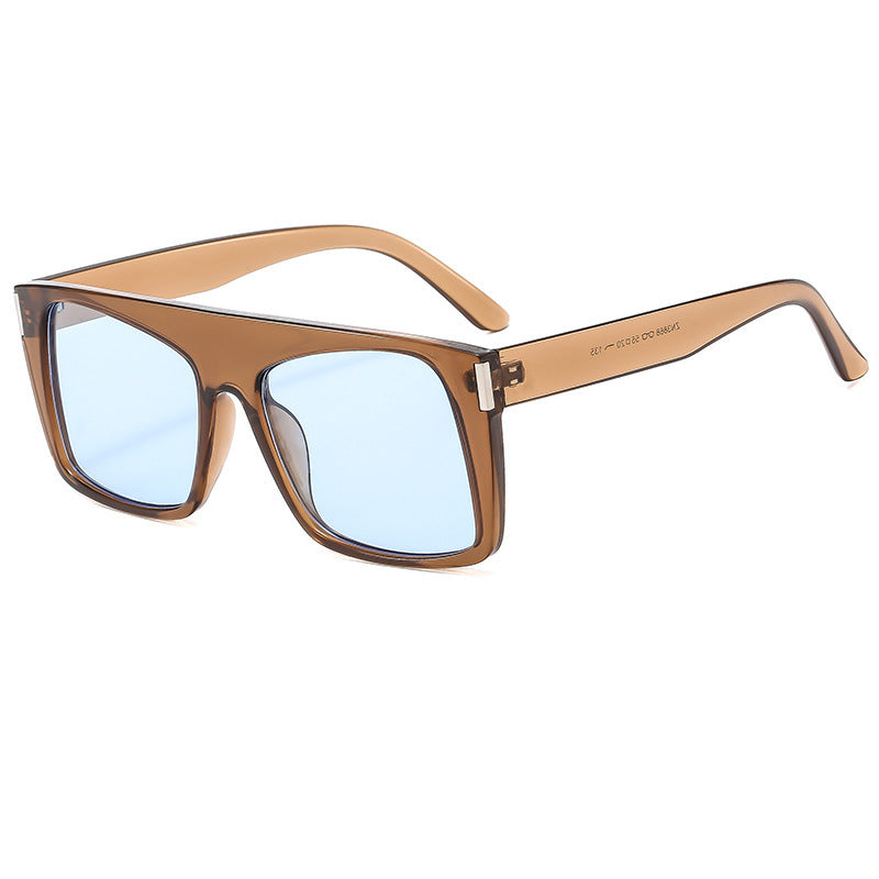 Women's Oversized Sunglasses with Protective Lenses and Trendy Frame Bowlift
