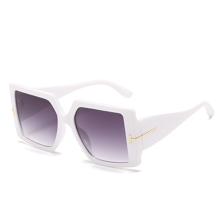Oversized Geometric Shield Sunglasses Bowlift